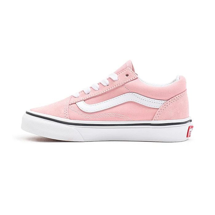 VANS OLD SKOOL SCHOENEN (KIDS 4-8) - POWDER PINK/TRUE WHITE