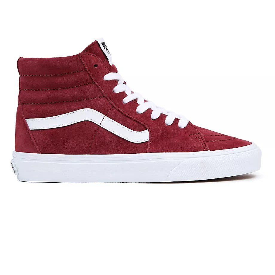 VANS SK8-HI (PIG SUEDE) SHOES - TAWNY PORT