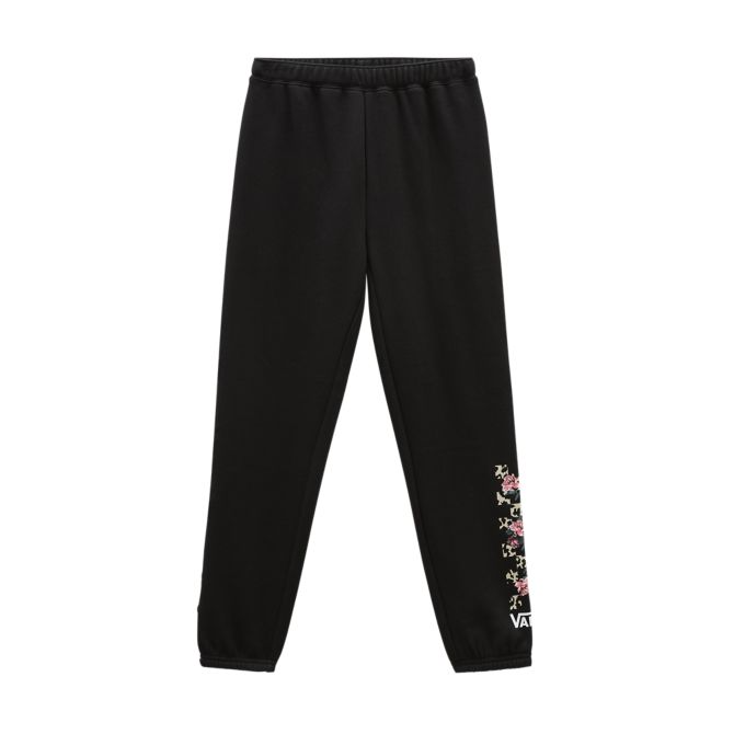 VANS LEOPARD FLORAL JOGGINGBROEK (GIRLS 8-14 JAAR) - BLACK