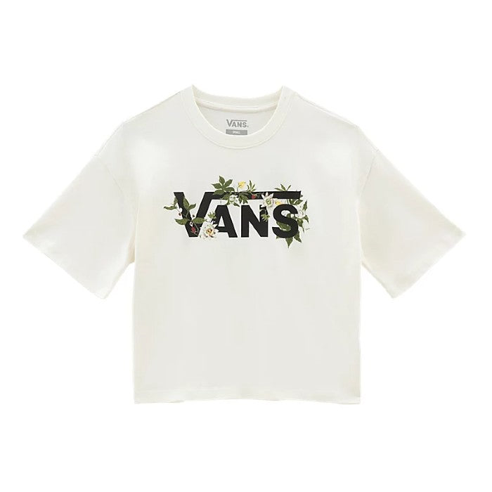 VANS WYLD VEE RELAXED BOXY T-SHIRT – WEISS