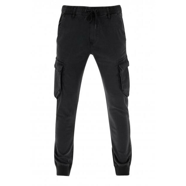 REELL REFLEX RIB CARGO BROEK - BLACK DENIM