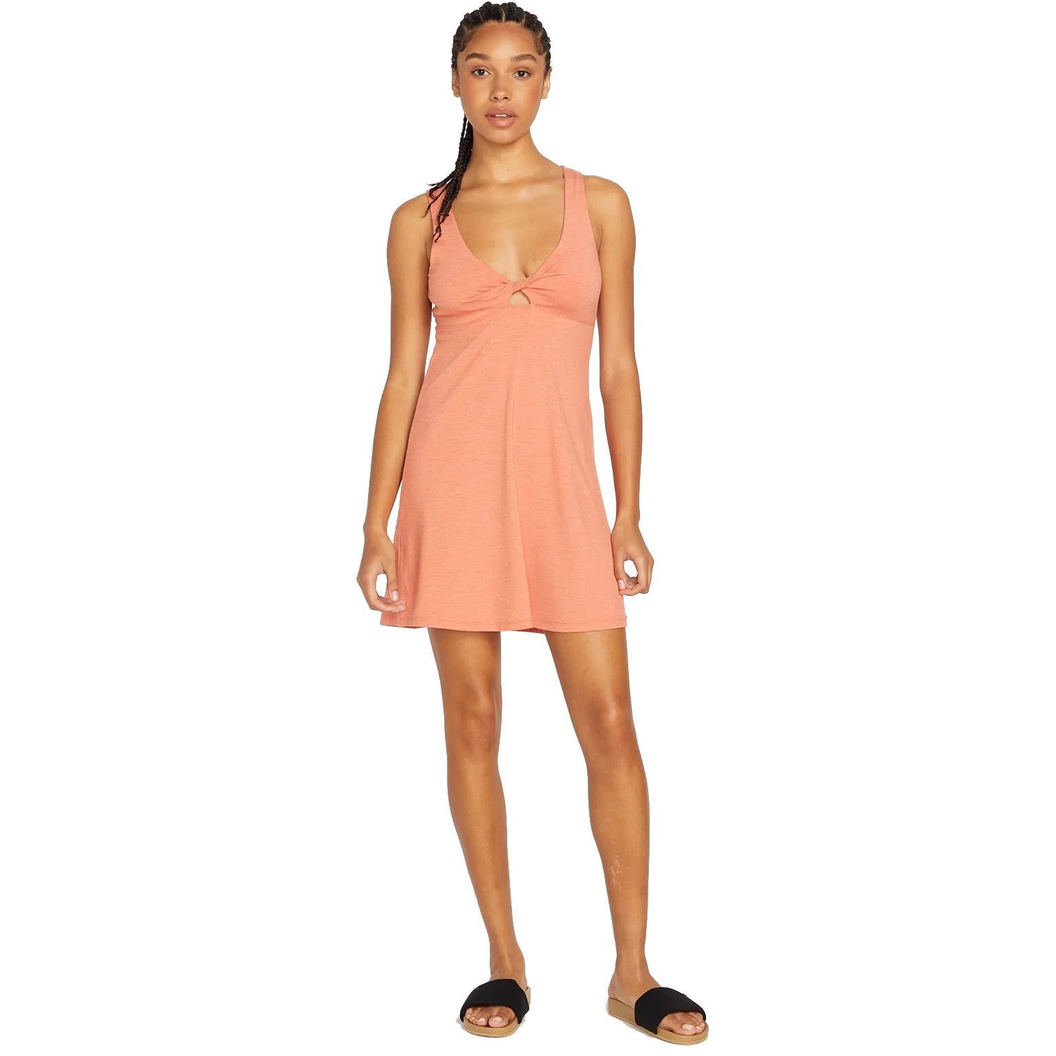 VOLCOM DESERT BUNNIE KLEID – TERRAKOTTE