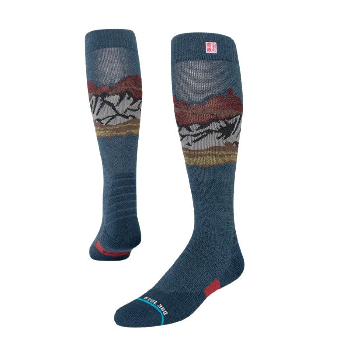 STANCE CHIN VALLEY OVER THE CALF WINTERSPORT SOKKEN - BLUE