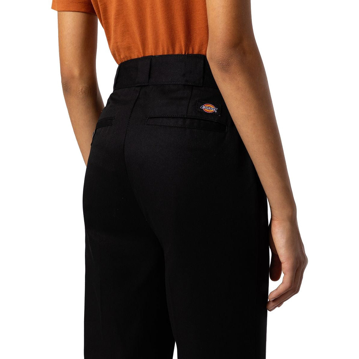 DICKIES PHOENIX CROPPED REYCYCLED BROEK - BLACK