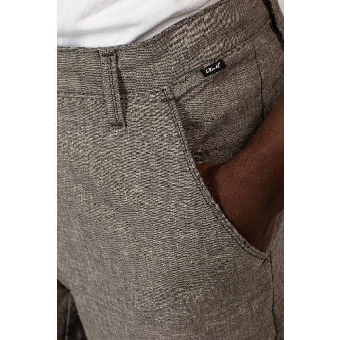 FLEX GRIP CHINO KORTE BROEK - STONE GREEN LINEN