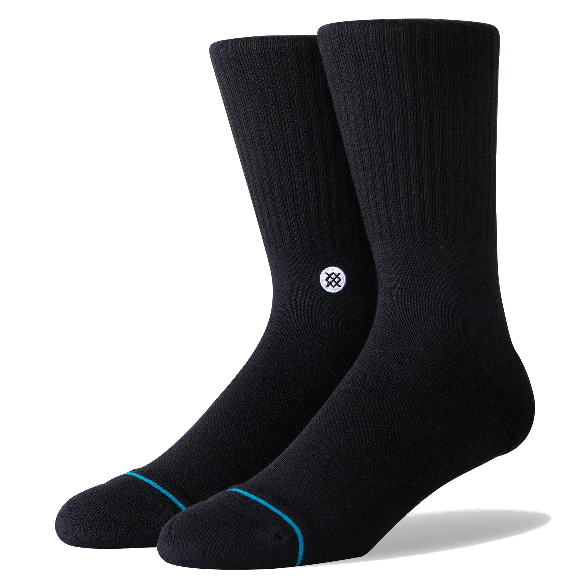 STANCE ICON CREW SOCKEN – SCHWARZ/WEISS