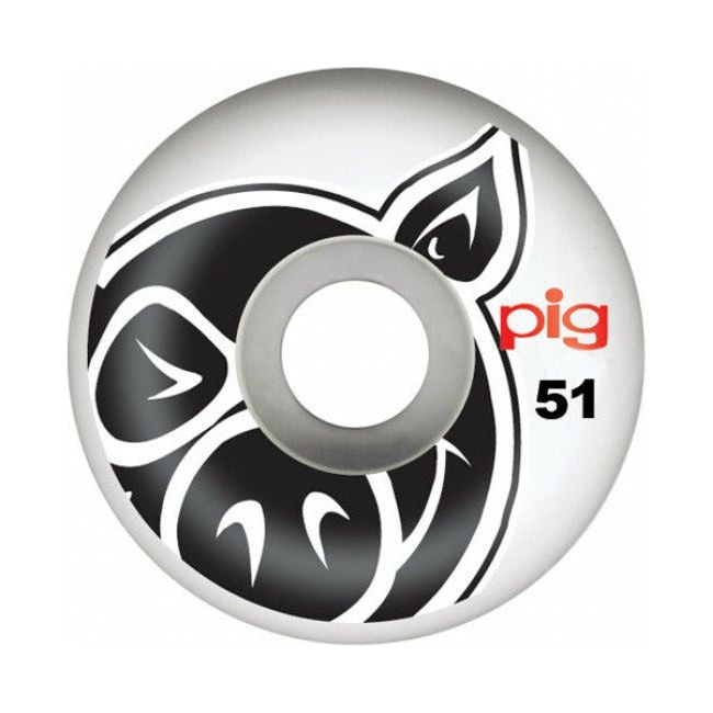 PIG USA HEAD NATURAL 101A SKATEBOARD WIELEN 51 MM