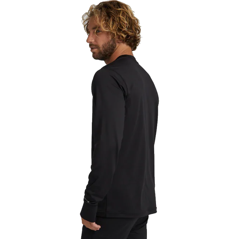 BURTON MIDWEIGHT CREW LONG SLEEVE SHIRT - TRUE BLACK