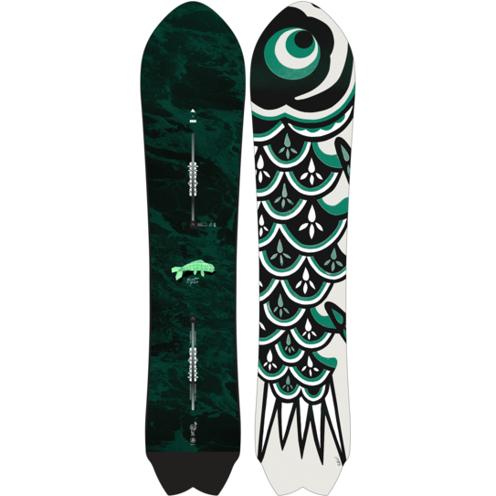 BURTON LIMITED FISH SNOWBOARD DIRECTIONNEL 3D À DESSUS PLAT