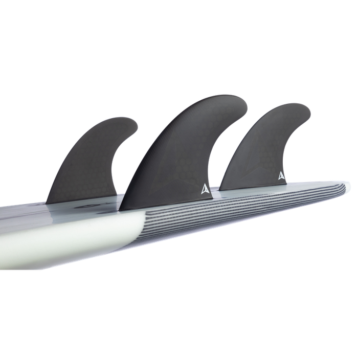 ROAM FUTURES ALL ROUND THRUSTER 3 FINS SET SINGLE TAB - BLACK