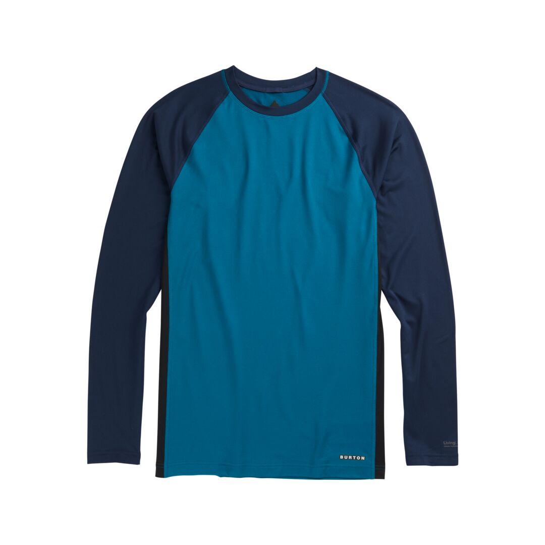 BURTON MIDWEIGHT X BASE LAYER CREWNECK THERMOSHIRT - LYONS BLUE/DRESS BLUE