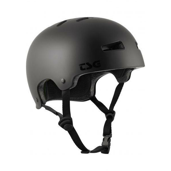 TSG EVOLUTION SOLID HELM – SATIN DUNKELSCHWARZ