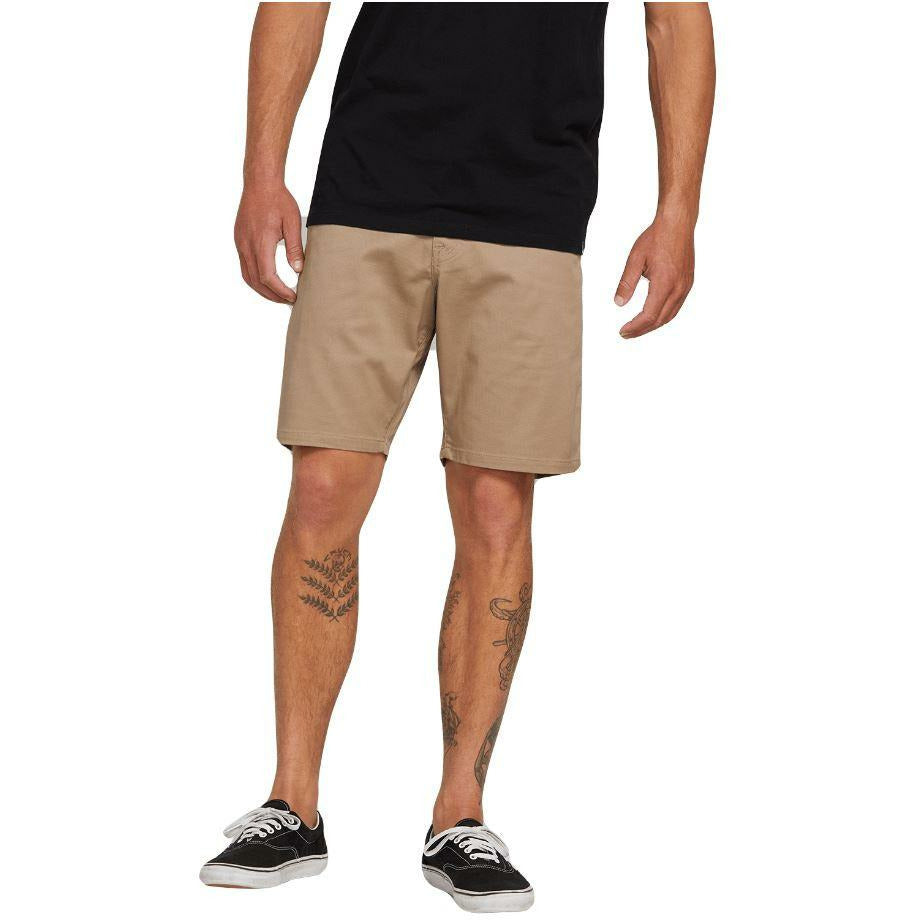 VOLCOM FRICKIN MODERN STRETCH SHORTS 19" – KHAKI