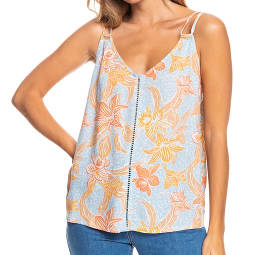 ROXY MUSS EIN ECHTES TANKTOP SEIN – COOL BLUE ISLAND TIME