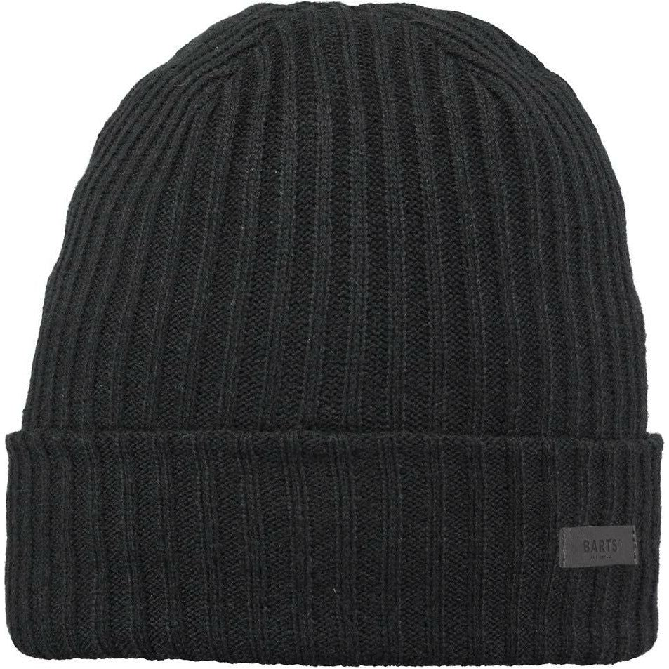 BARTS WILBERT TURNUP BEANIE - BLACK