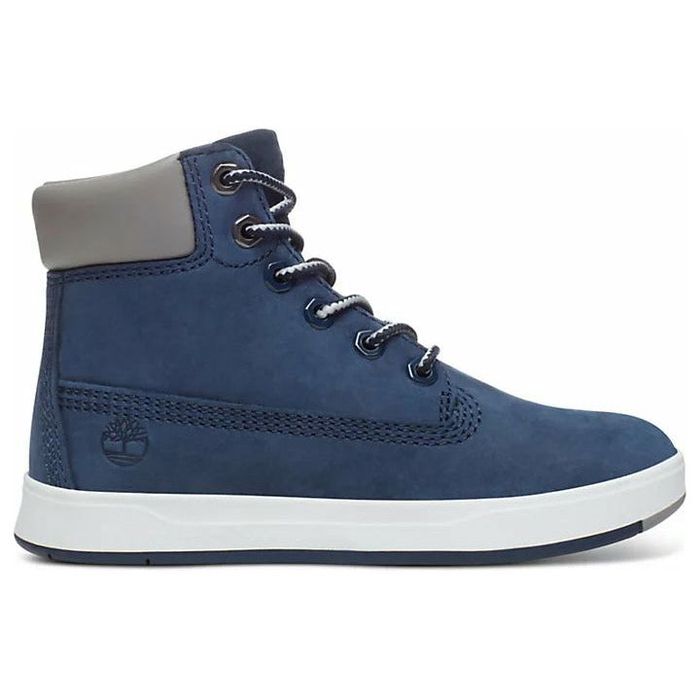 TIMBERLANDS DAVIS SQUARE LEDER-CHUCK-STIEFEL (KINDER) – NAVY