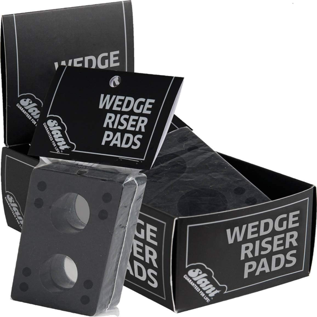 GLOBE SLANT WEDGE RISER 12ER PACK - SCHWARZ