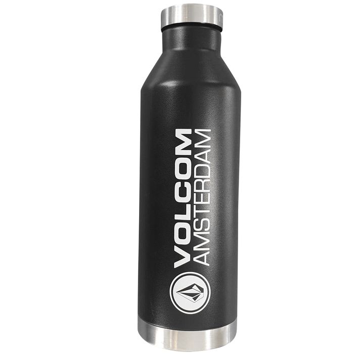 MIZU BOTTLE V8 SCHWARZ VOLCOM AMSTERDAM TRINKFLASCHE