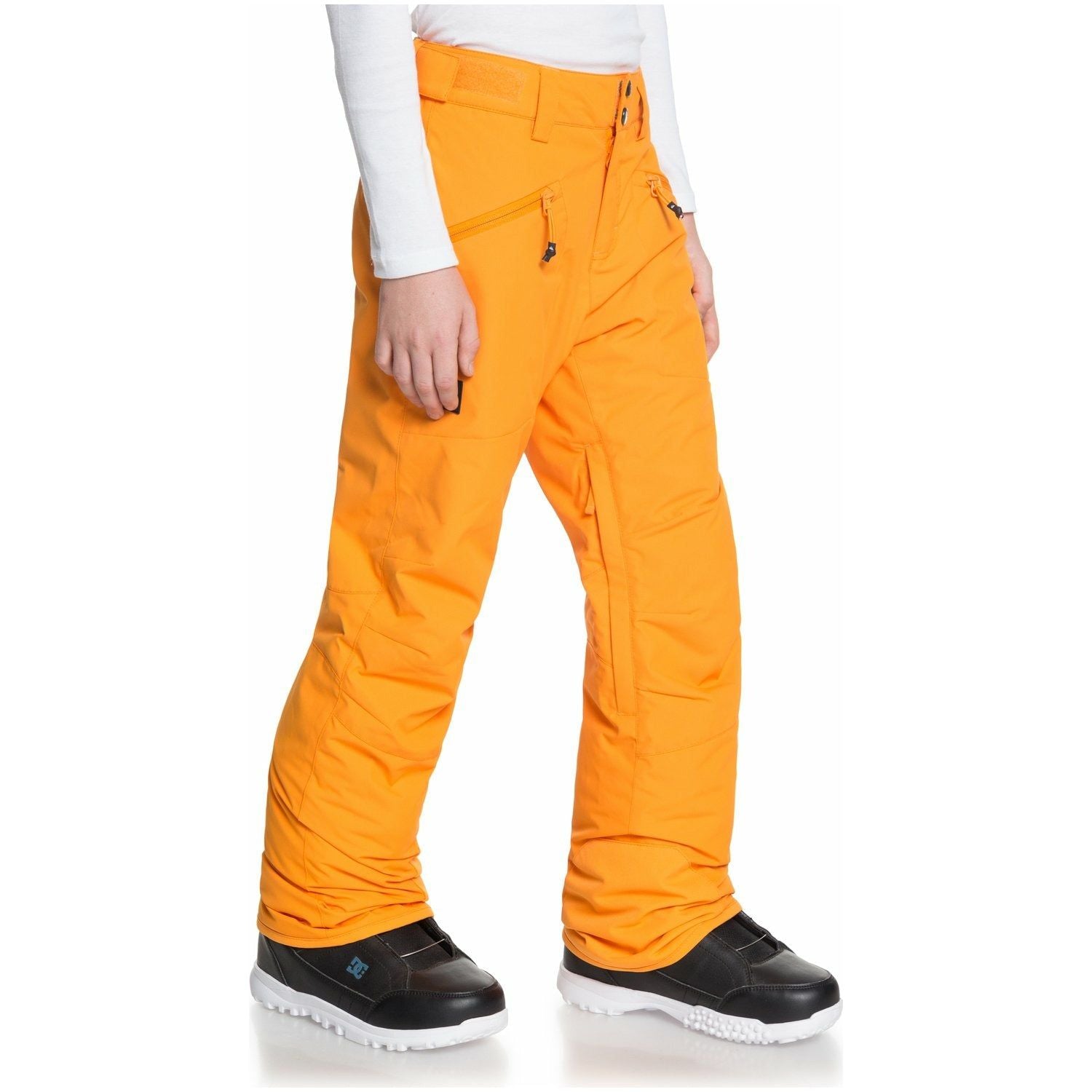 QUIKSILVER BOUNDRY JEUNES SKI/SNOWBOARDBROEK (ENFANTS) - ORANGE FLAMME