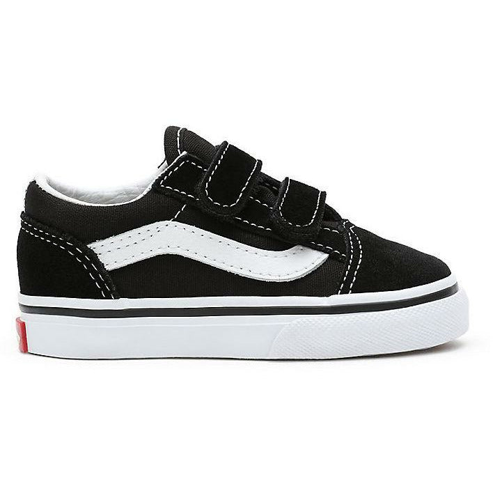 VANS OLD SKOOL V CHILDREN'S SHOES (KIDS) - BLACK