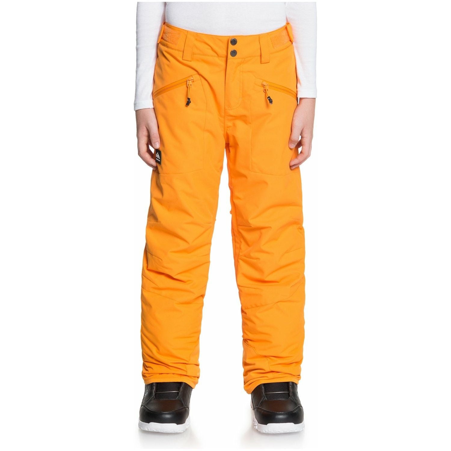 QUIKSILVER BOUNDRY JEUNES SKI/SNOWBOARDBROEK (ENFANTS) - ORANGE FLAMME