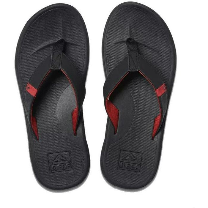 REEF SLAMMED ROVER FLIP-FLOPS – GRAU/SCHWARZ/ROT