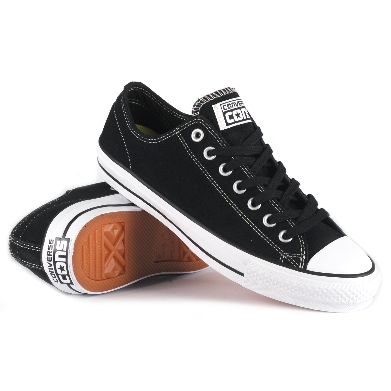 CONVERSE CHUCK TAYLOR ALL STAR PRO OX SCHOENEN - BLACK/BLACK/WHITE