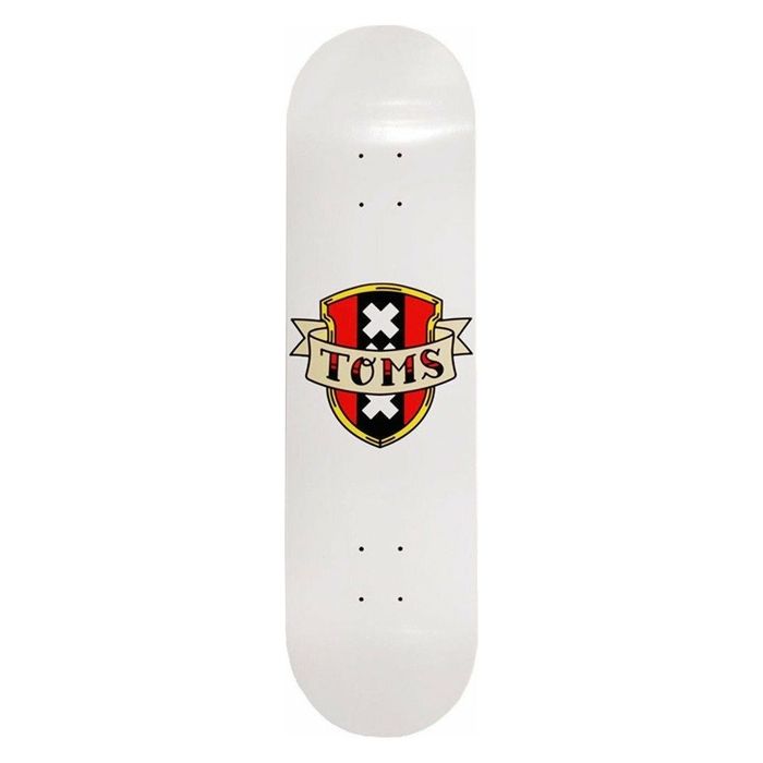 TOMS SHIELD 7,75" - 8,625" SKATEBOARDDECK - WEISS