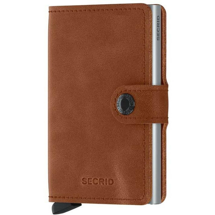 SECRID MINIWALLET WALLET - VINTAGE COGNAC-SILVER