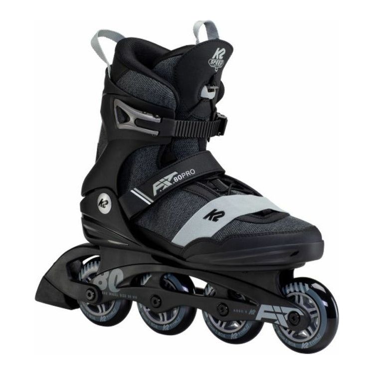 K2 SKATES FIT 80 PRO INLINE SKATE – SCHWARZ GRAU