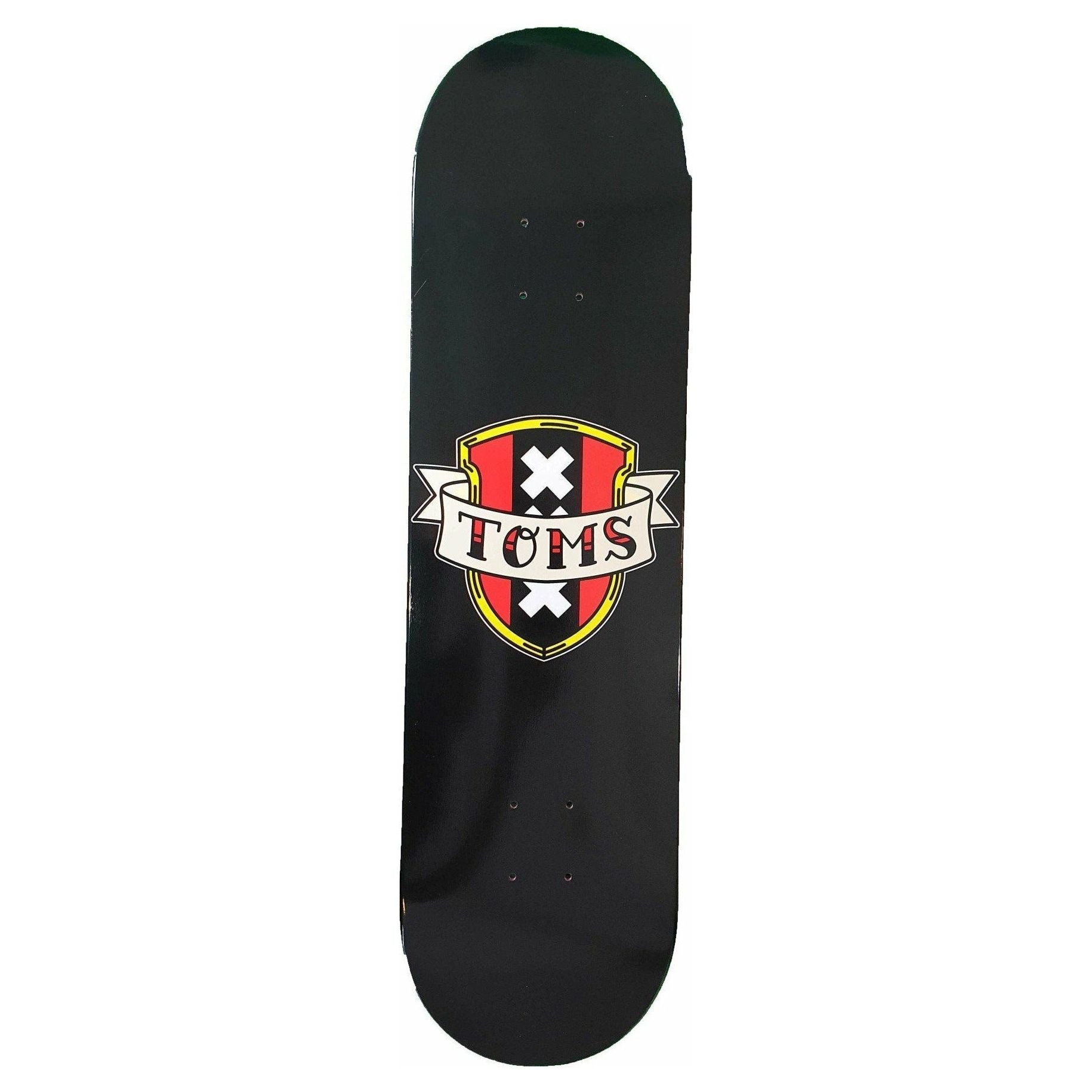 TOMS SHIELD 7.75" - 8.625" SKATEBOARD DECKS - BLACK