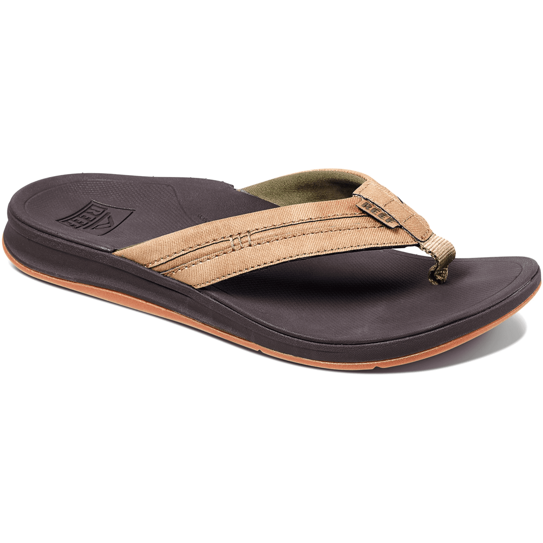 REEF ORTHO-BOUNCE COAST FLIP-FLOPS – BRAUN