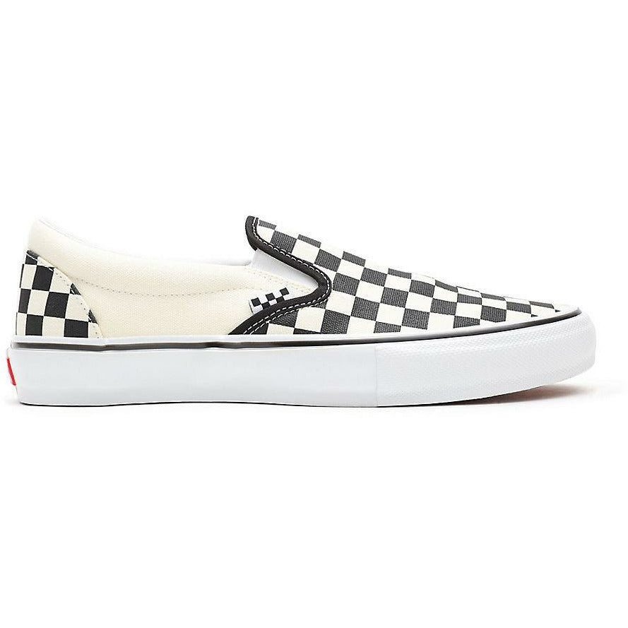 VANS SKATE CHECKERBOARD SLIP-ON SCHOENEN - (CHECKERBOARD) BLACK/WHITE