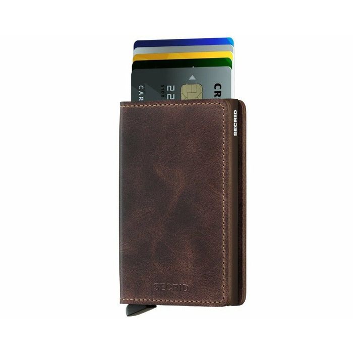 SECRID SLIMWALLET PORTEMONNEE - VINTAGE CHOCOLATE