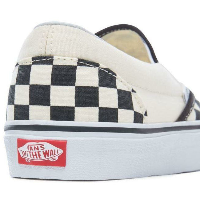 VANS CHECKERBOARD CLASSIC SLIP-ON SCHOENEN - NOIR BLANC CHECKERBOARDCHECKERBOARD/BLANC