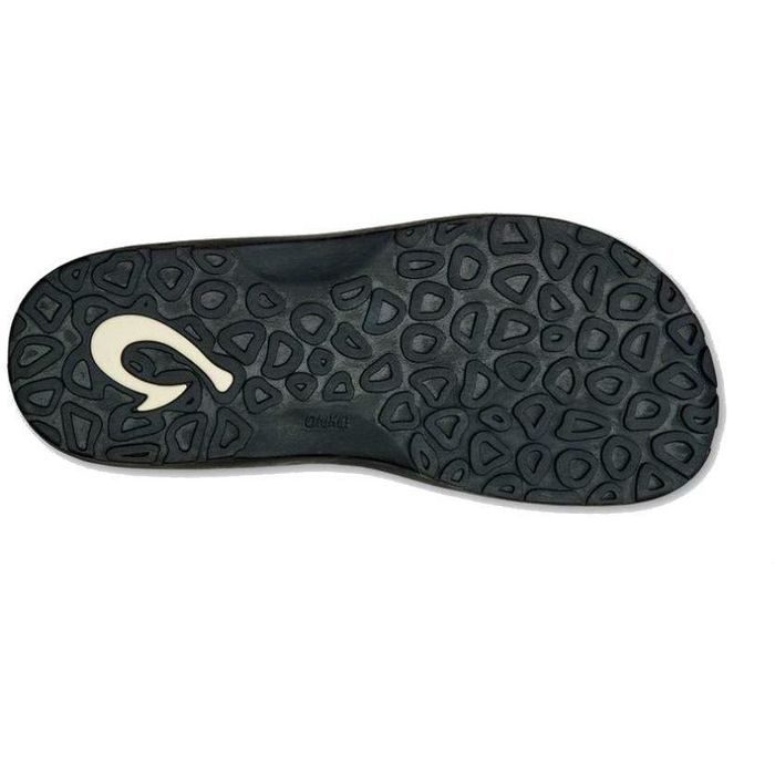 OLUKAI OHANA FLIP SLIPS - NOIR/OMBRE FONCÉE