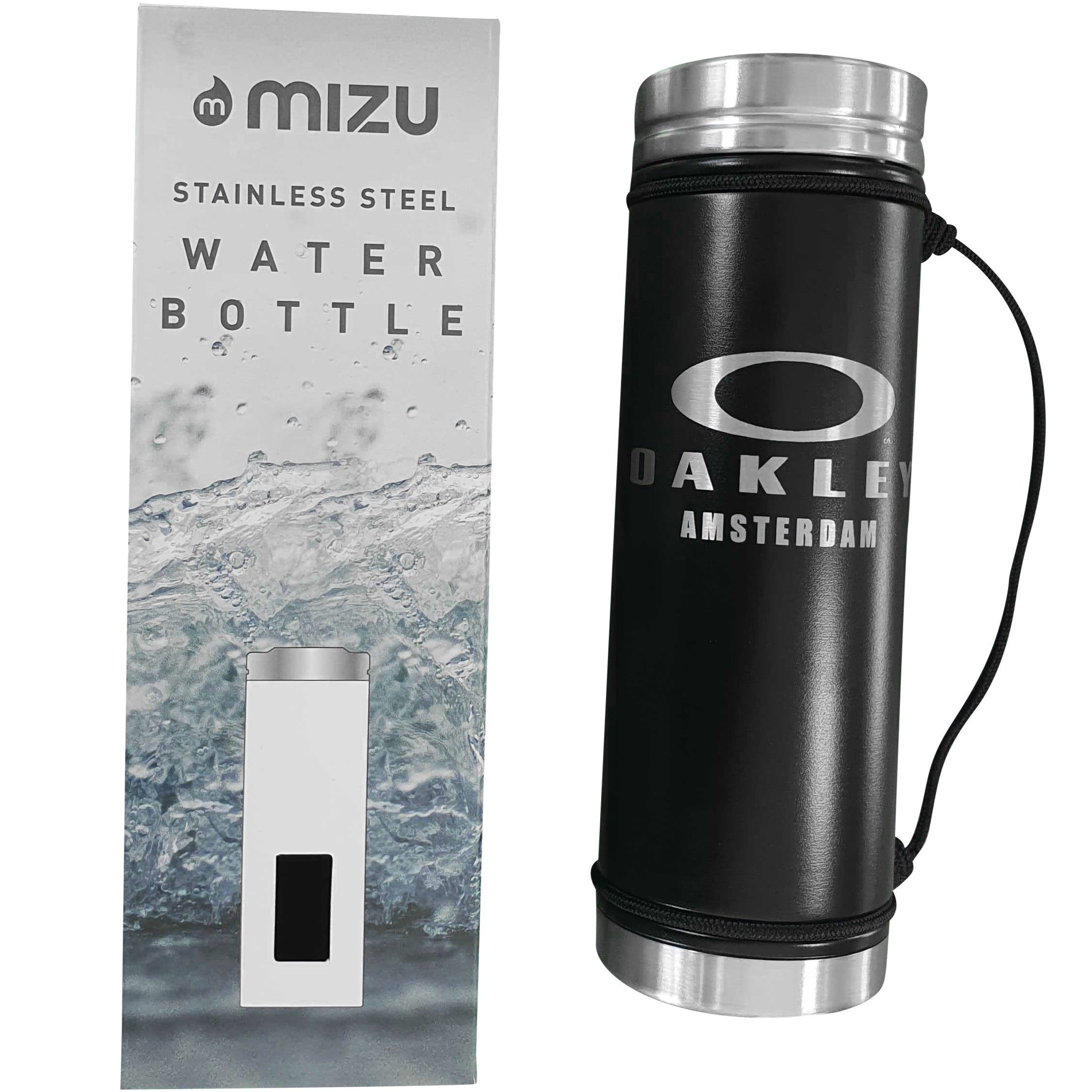 MIZU V7 X OAKLEY AMSTERDAM THERMOFLASCHE – SCHWARZ