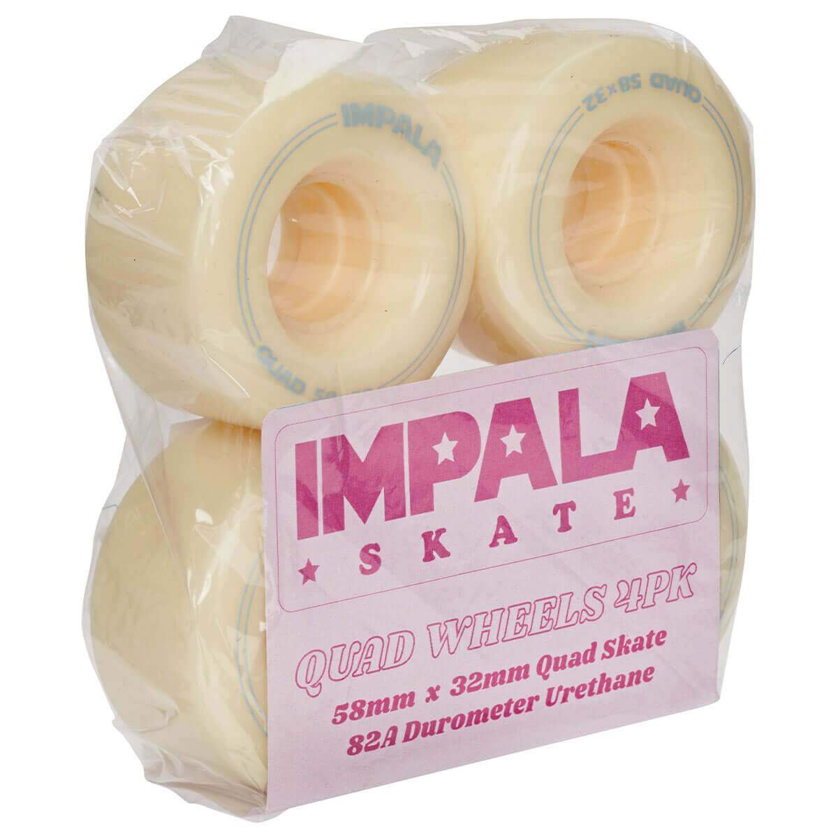 IMPALA ERSATZ-ROLLER-SKATE-RÄDER (4ER-PACK) – PASTELLGELB