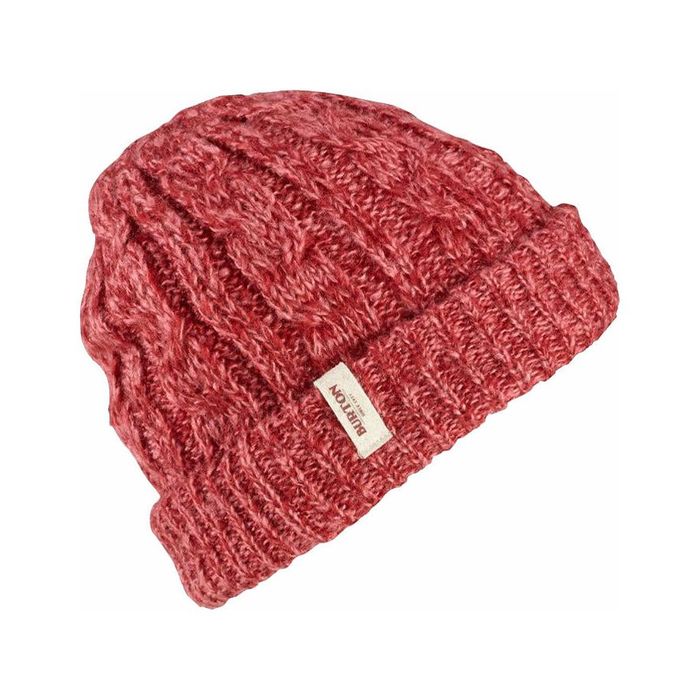 BURTON BONE COBRA REVERSIBLE BEANIE - SPARROW DUSTY ROSE The Old Man Boardsports Burton