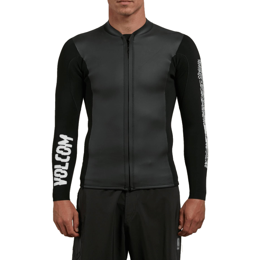 VOLCOM CHESTICLE JACKET WETSUIT - BLACK