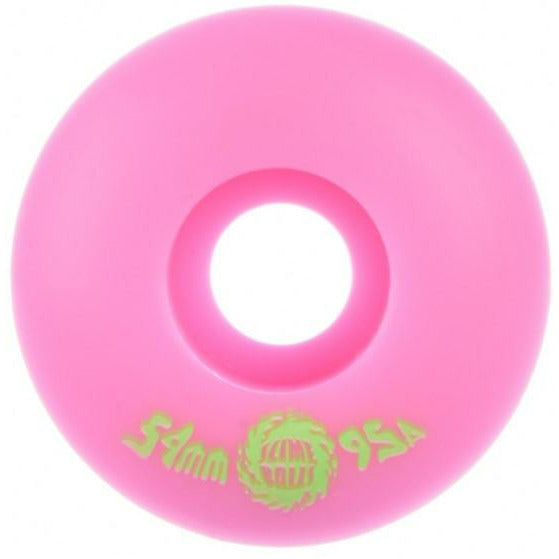 SANTA CRUZ SNOT ROCKETS SLIME BALLS 95A SKATEBOARD WIELEN 54 MM - PASTEL PINK