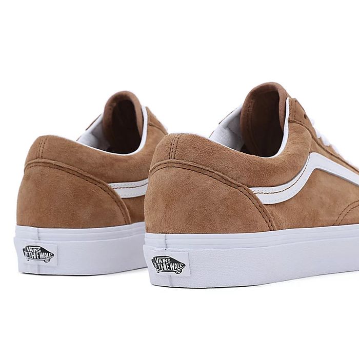 VANS UA OLD SKOOL (PIG SUEDE) SHOES - TOBACCO BROWN