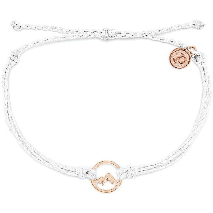 PURA VIDA ROSÉGOLD SIERRA ARMBAND – WEISS