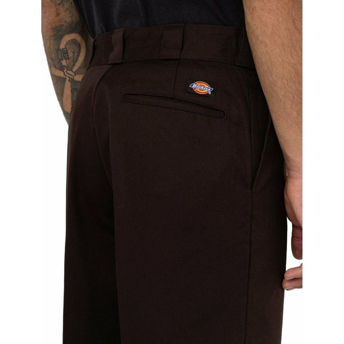 DICKIES 874 WORK REYCLED TROUSERS - DARK BROWN