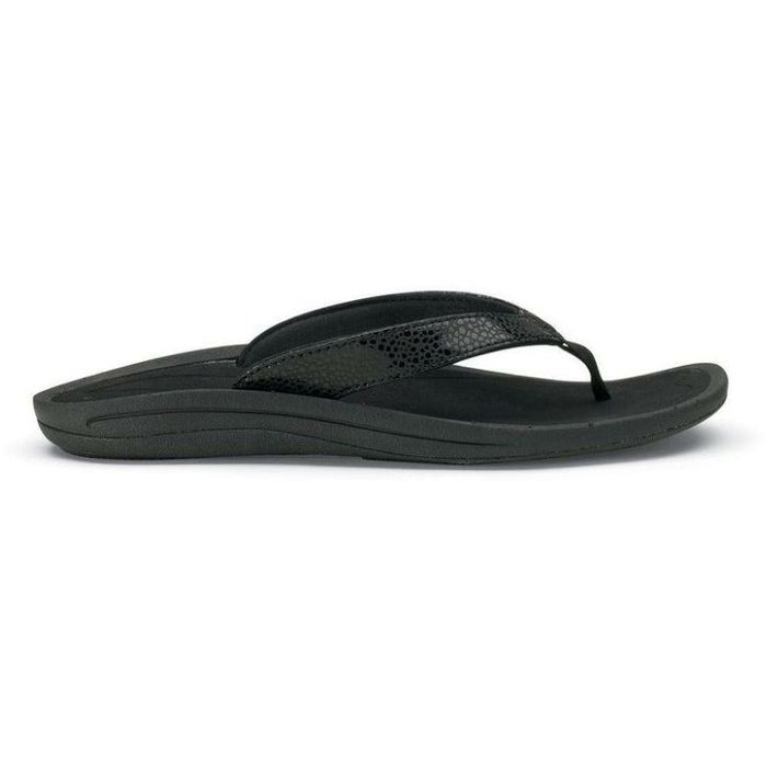 OLUKAI KULAPA KAI TEENSLIPPERS - BLACK/BLACK