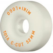 MINI LOGO C-CUT 2 101A SKATEBOARD WIELEN 52 MM - WHITE