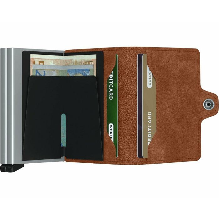 SECRID TWINWALLET WALLET - VINTAGE COGNAC-SILVER