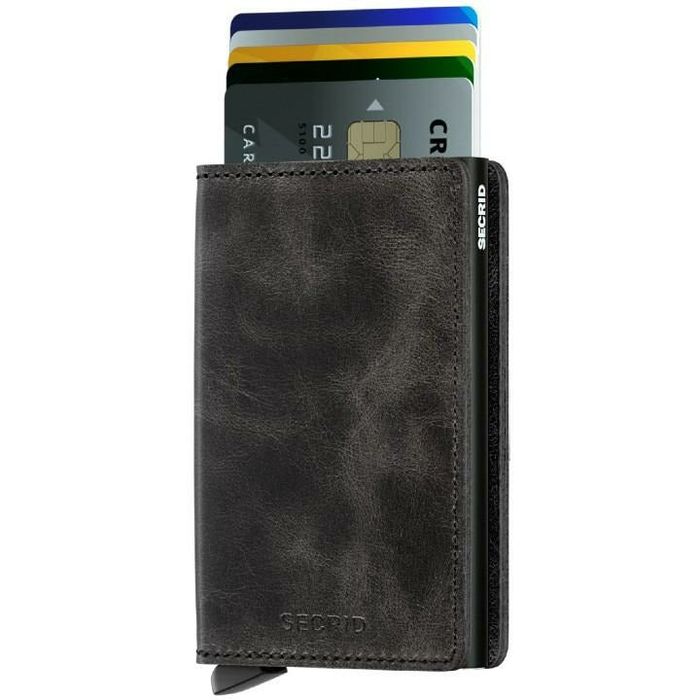 SECRID MINIWALLET PORTEMONNEE - VINTAGE BLACK