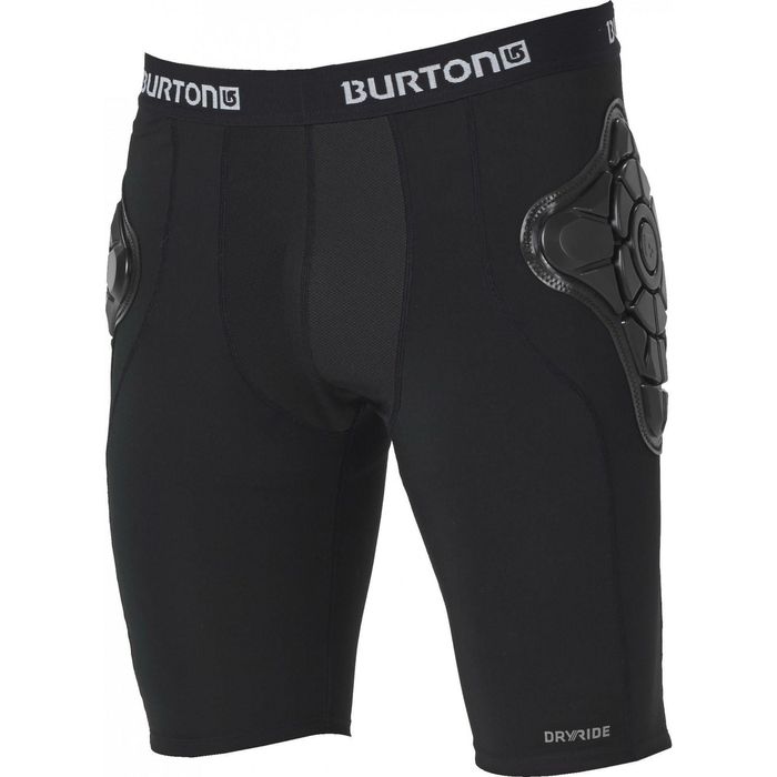 BURTON TOTAL IMPACT SHORT, PROTECTED BY G-FORM™ PROTECTIVE TROUSERS (KIDS) - TRUE BLACK