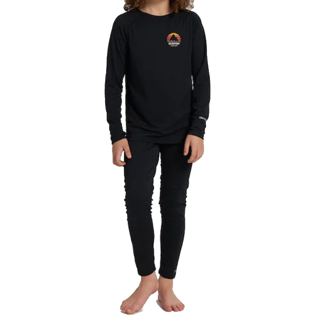 BURTON 1ST LAYER SET THER (KIDS) - TRUE BLACK